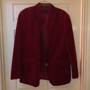Burgundy Velvet Jacket